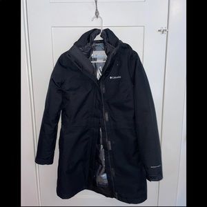 Columbia 3 in 1 Black Parka